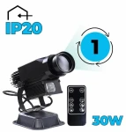 Wewnętrzny Projektor LED- Rotacja Obrazu-30W