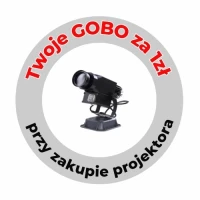 Personalizowane szkiełko GOBO za 1zł przy zakupie projektora LED