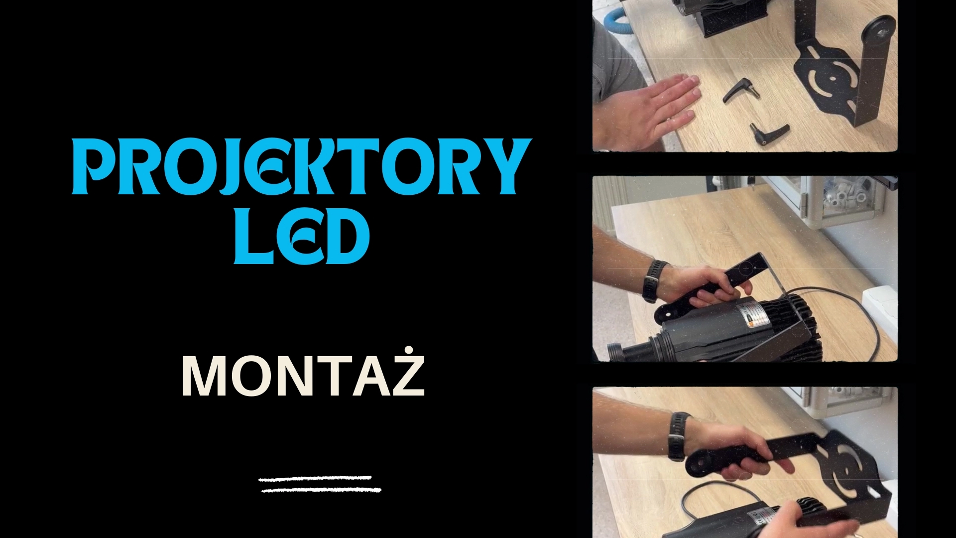 montaż projektora led miniaturka Youtube